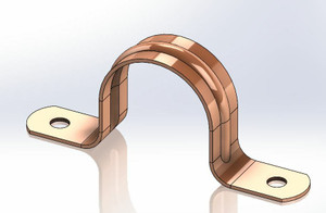 2 Hole Pipe Strap